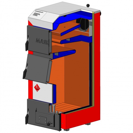 Твердопаливний котел з водоохолоджуваними колосниками АОТ-50 STANDARD PLUS зображення 2